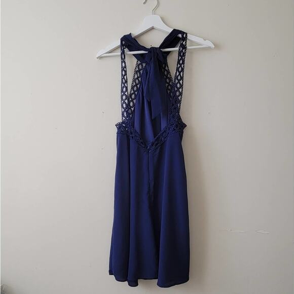 Lulus Any Sway, Shape, or Form Navy Halter Dress - Picture 5 of 8